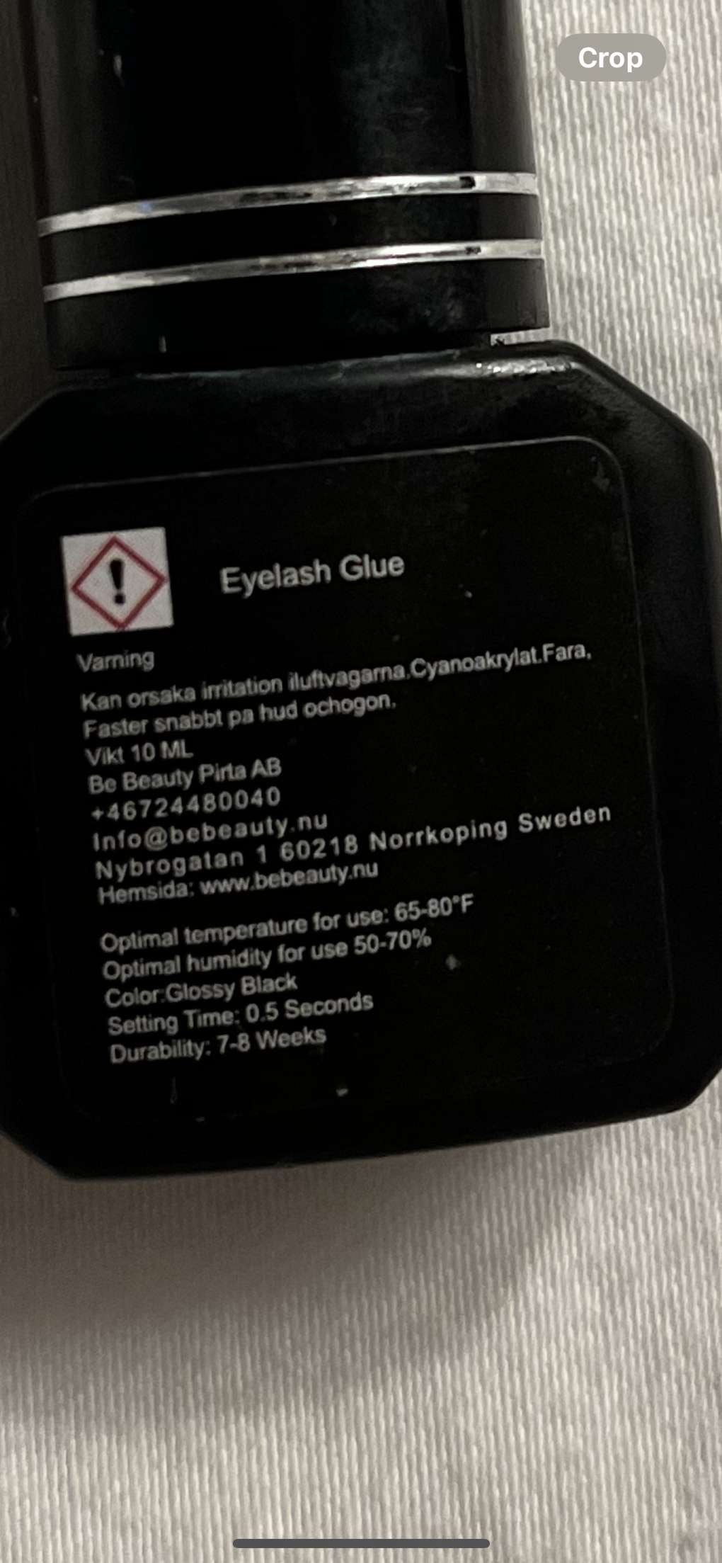 Lim till fransförlängning- BeBeauty