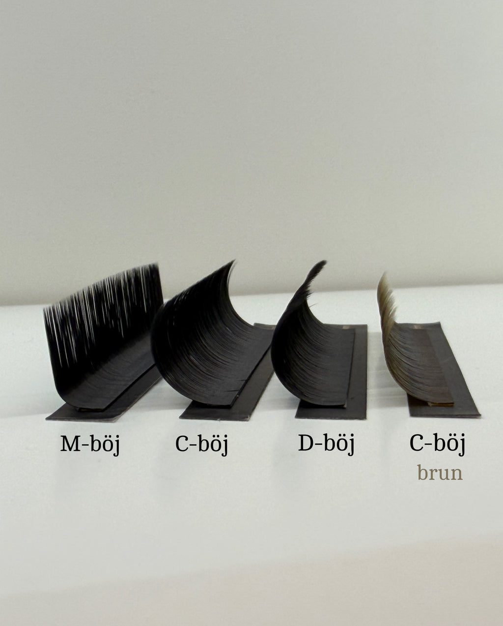 Fransar 0.05mm C-böj bruna- BeBeauty