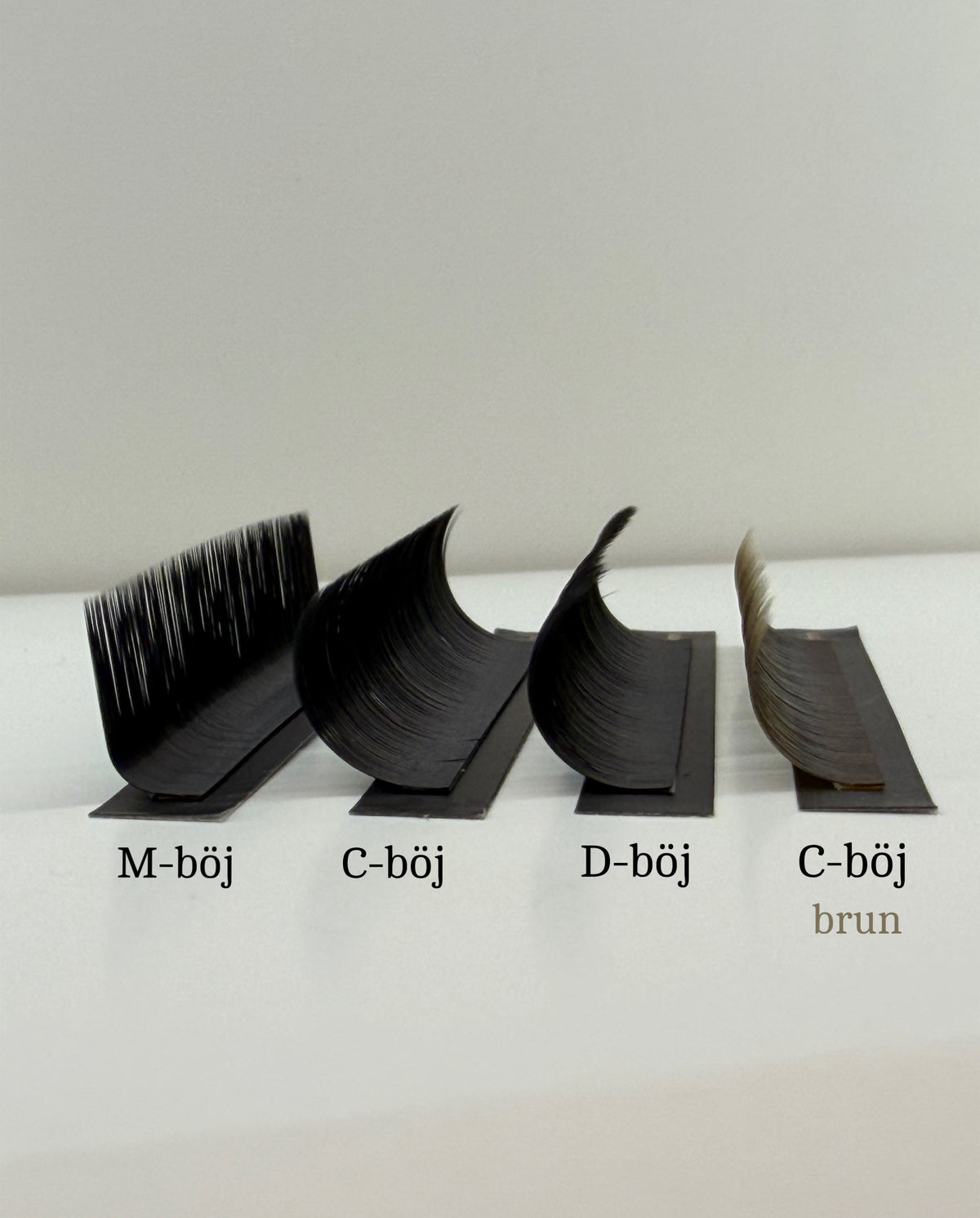 Fransar 0.05mm C-böj svarta - BeBeauty