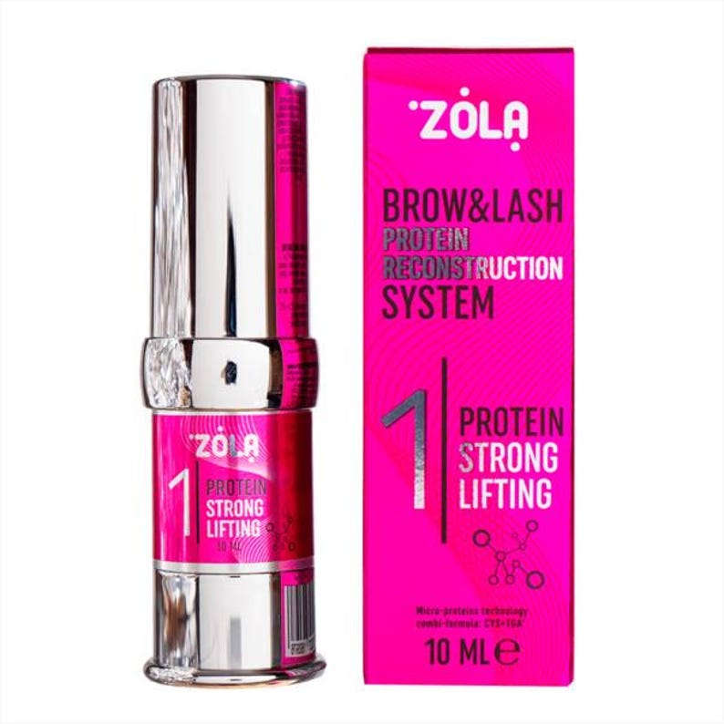 ZOLA PINK Lamineringskit för bryn och fransar – Protein Reconstruction System