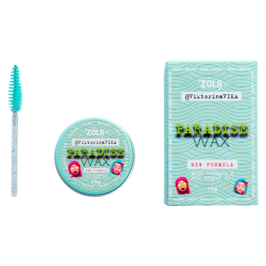 ZOLA Viktorina Vika ögonbrynsvax 15 g Paradise wax med E-vitamin och arganolja
